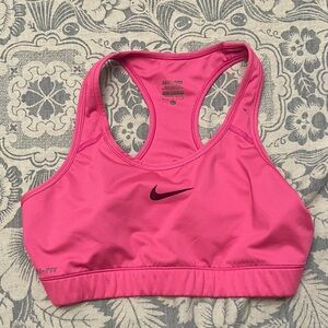 Nike Women's Pink Sports Bra large